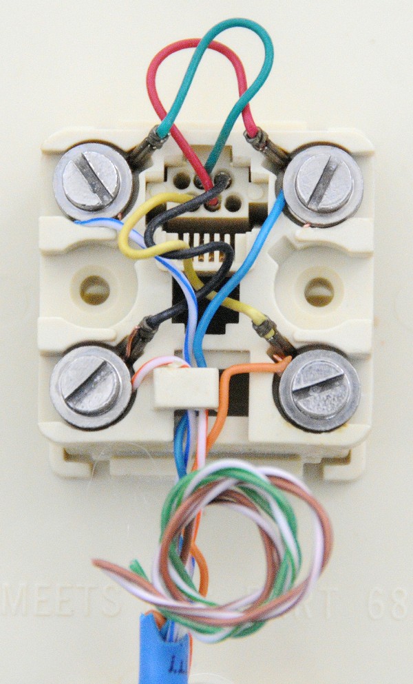 Phone Jack Wiring Diagram on Line Cat5 To Old Style Jack Wiring Phone Line